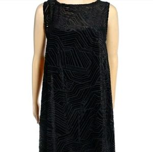 Alfani Women's Black Dress Velvet look